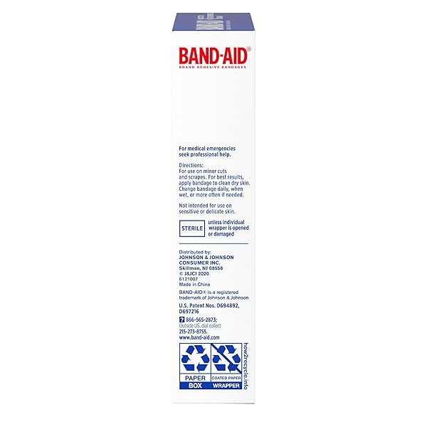 BAND-AID BRAND TOUGH STRIPS ADHESIVE BANDAGES FOR WOUND CARE, DURABLE PROTECTION FOR MINOR CUTS AND SCRAPES, EXTRA LARGE SIZE, 10 CT