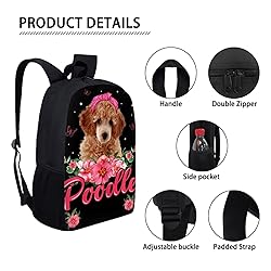 HUGS IDEA Cool Fire Basketball Backpacks for Kids