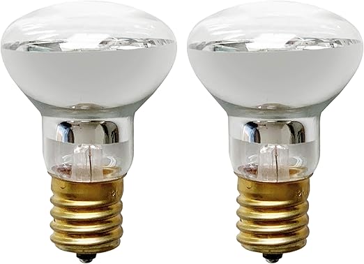 R39 E17 Lava Lamp Replacement Bulb 25 Watt Reflector Type 2 Pack