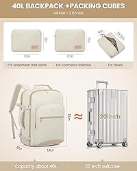 LOVEVOOK Travel Backpack for Women Men as Personal