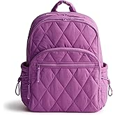 Vera Bradley Women's Large Bancroft Backpack - Featherweight, Iris Orchid, One Size