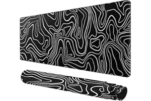 Large Mouse Pad for Desk - Gaming Mouse Pad with Non-Slip Base Stitched Edges, Desk Mat for Keyboard and Mouse