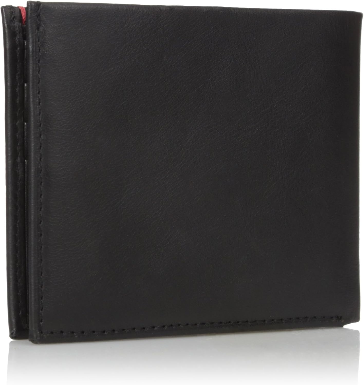 black leather guess wallet