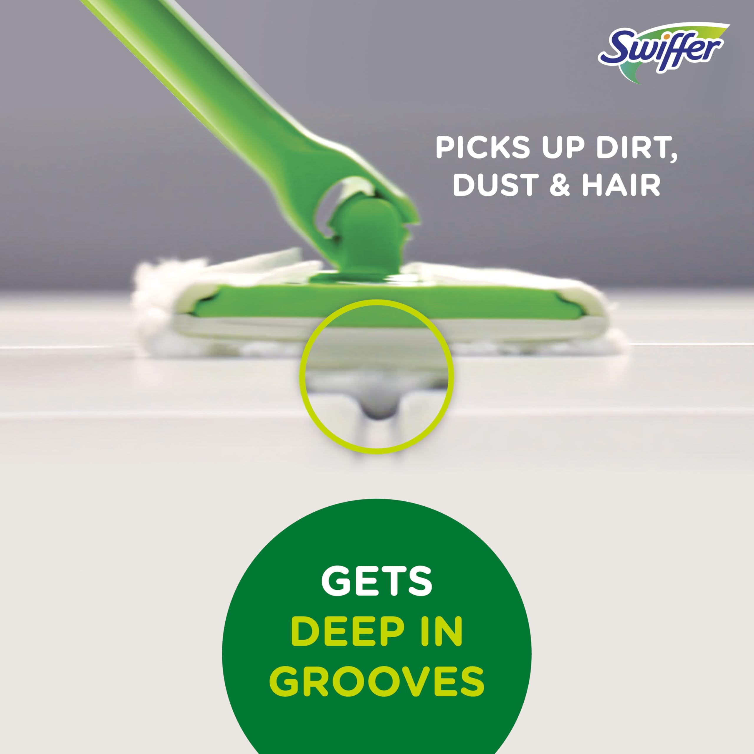 Swiffer Sweeper Pet, Heavy Duty Dry Sweeping Cloth Refills with Febreze Odor Defense, Floor Cleaning, 32 Count