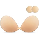 Strapless Sticky Bra Invisible Silicone Adhesive Bra Backless Pushup Lift Bra