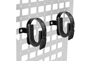 Forccord 2-Pack Gun Rack, Automotive Gun Rack Mount for Tactical Rigid MOLLE Insert Panels, Car Gun Holders Only Fit M6 Screw, Rifle Mounts with Non-Slip Rubber Straps Compatible with Vehicle MOLLE