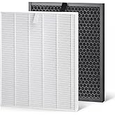 5510 5520 Replacement Filter Q Compatible with Winix 5510 and 5520 PlasmaWave Air Purifier,Activated Carbon Filter Combo pack, HEPA+ Activated Part# 1712-0123-00, 2 pcs