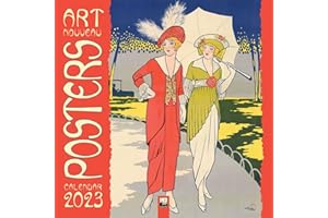 Art Nouveau Posters Wall Calendar 2023 (Art Calendar)
