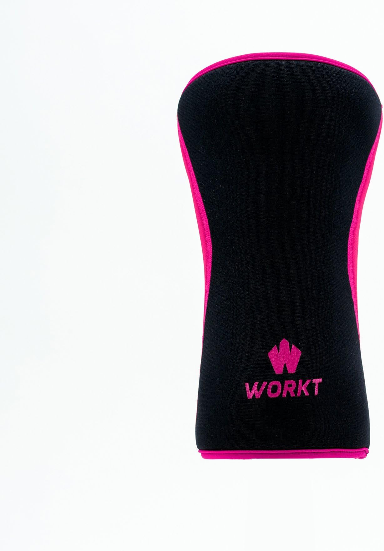 Workt Knee Compression Support Sleeve for Crossfit, Weightlifting, Powerlifting, Exercise & Sports – Made in The USA with Sustainable & Eco-Friendly Ecoprene Neoprene – 5MM – 1 Sleeve