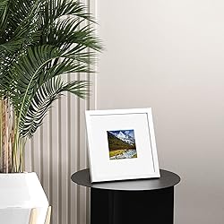 KINLINK 8x8 Picture Frames White, Photo Frames with