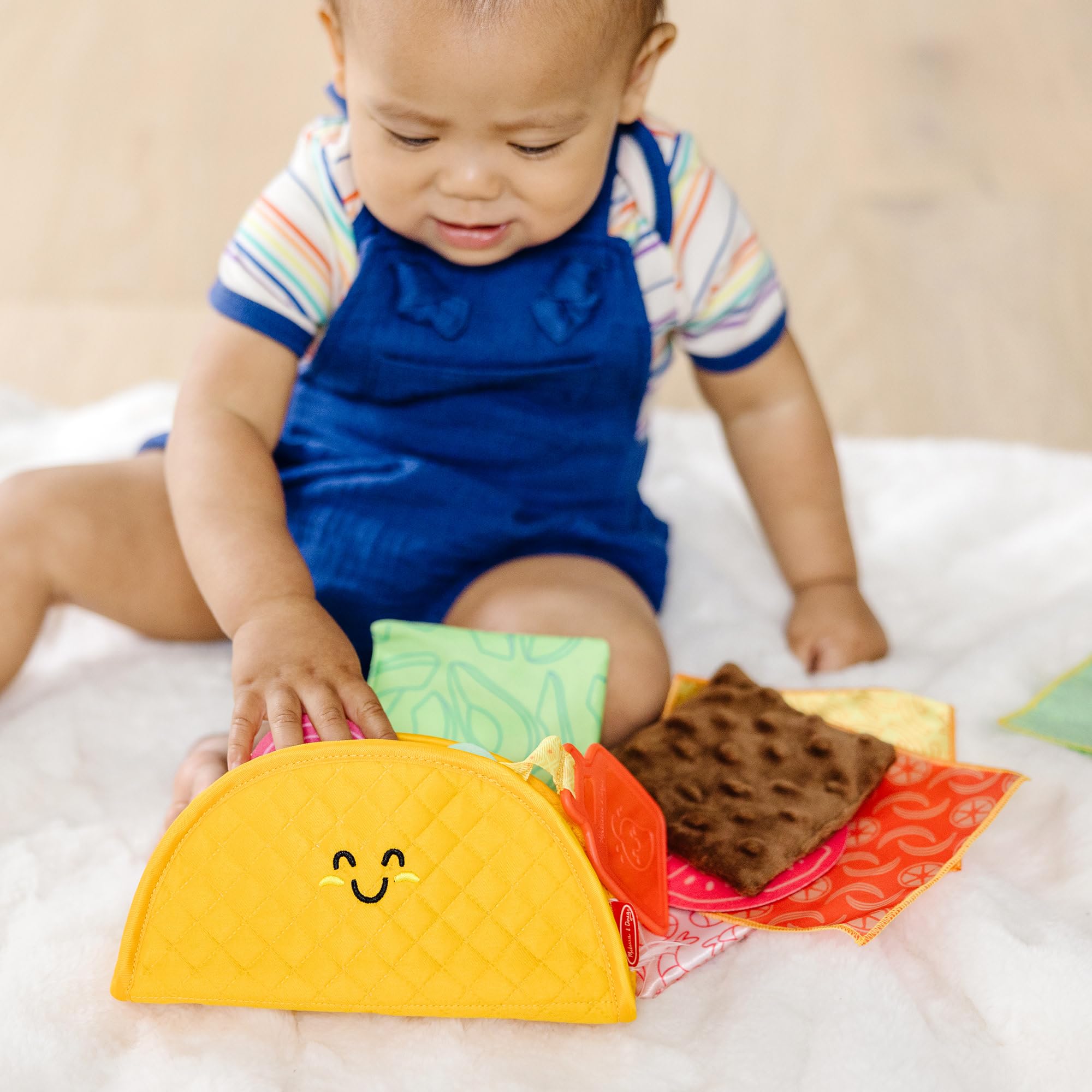 Melissa & Doug Multi-Sensory Soft Taco Fill & Spill Infant Toy - Sensory Toys For Babies, Baby Taco Toy, Baby Toys For Ages 6 Months And Older