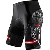 sponeed Men Bike Shorts Cushioned Biking Wear Gear Road Cycling Bottoms