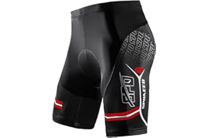 sponeed Men Bike Shorts Cushioned Biking Wear Gear Road Cycling Bottoms