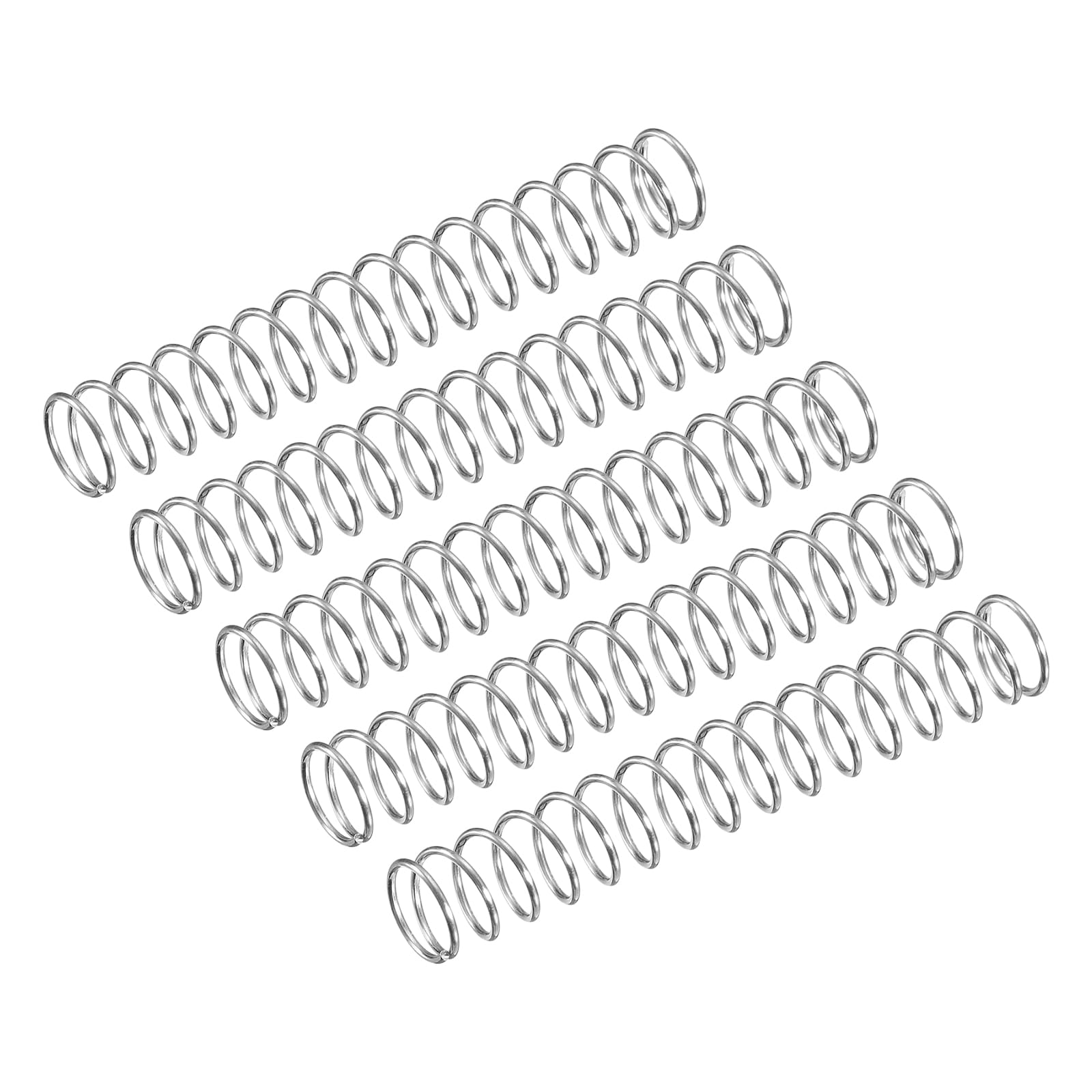 uxcell Compression Spring, 5Pcs 304 Stainless