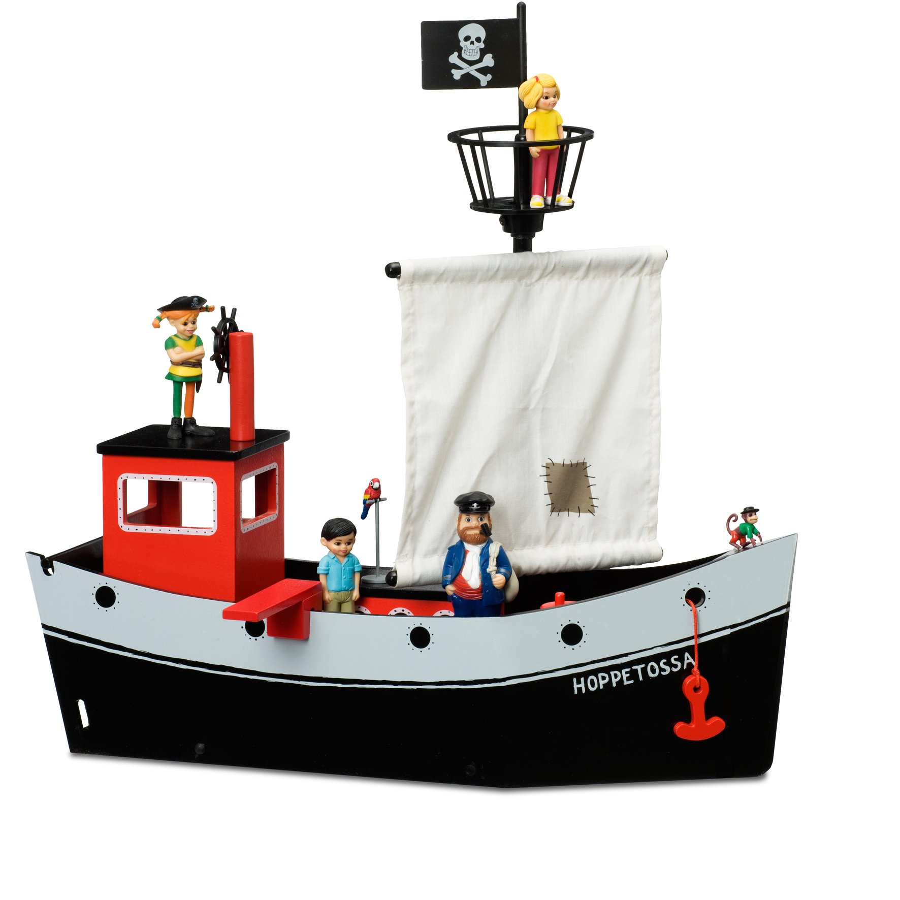 Pippi Longstocking 44377100 Pippi Hoptoad Play Ship, Mixed Colours