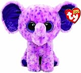 TY Eva Elephant Beanie Boos 6" Pink Mini Plush Toy Collectible