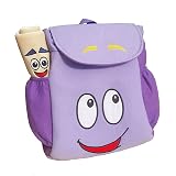 Amazon Com Dora Explorer Backpack Bag Movie Knapsack Lost City Of Gold Purple Clothing Shoes Jewelry