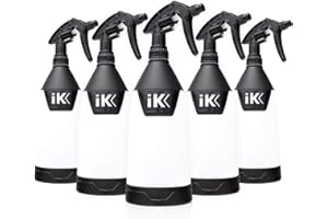 The Rag Company iK Goizper - Multi TR 1 Trigger Sprayer - Acid and Chemical Resistant, Commercial Grade, Adjustable Nozzle, Perfect for Automotive Detailing and Cleaning (5-Pack)