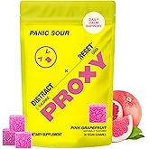 GABA and L-Theanine gummies | Natural Stress and Sleep Support | Vegan & Gluten Free | Grapefruit | 30ct, Panic Sour