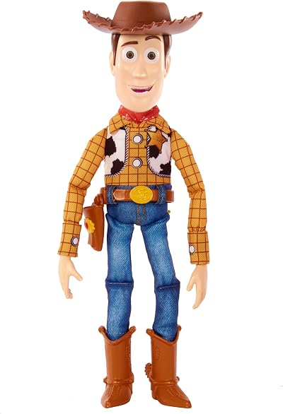Mattel Toy Story Woody Roundup Fun 12 In Talking Posable Figure