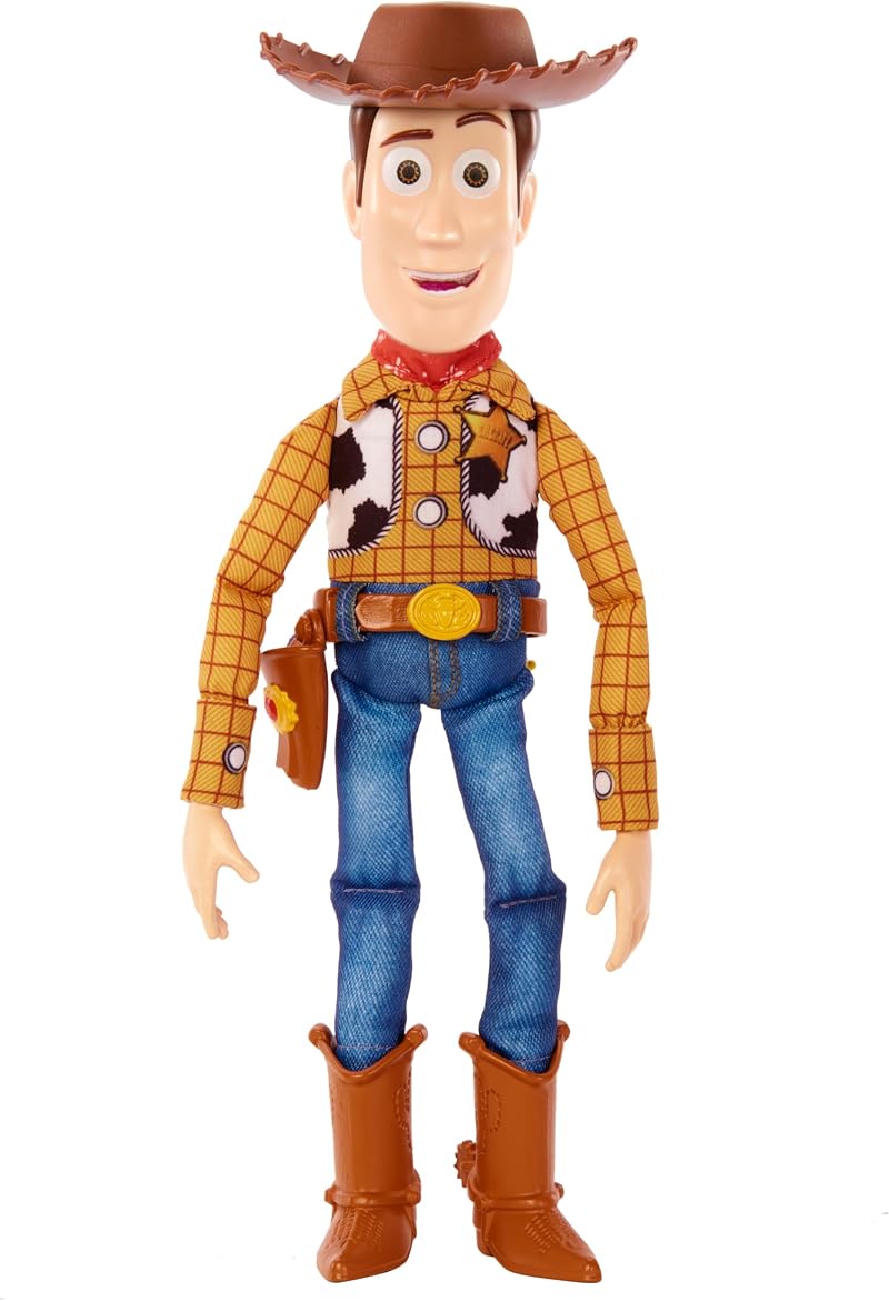 Mattel Toy Story Woody Roundup Fun 12 In Talking Posable Figure