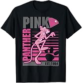 Pink Panther Lined Portrait Graphic Tees and T Shirts for Men and Women