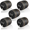 CMQC Bottle Locks 5 Pack,Bottle Password Code Digital Lock Reusable Combination Lock for Wine Beer Drinks Bottle (Diameter of the bottle mouth must be between 26mm to 28mm/1 to1.1inch)