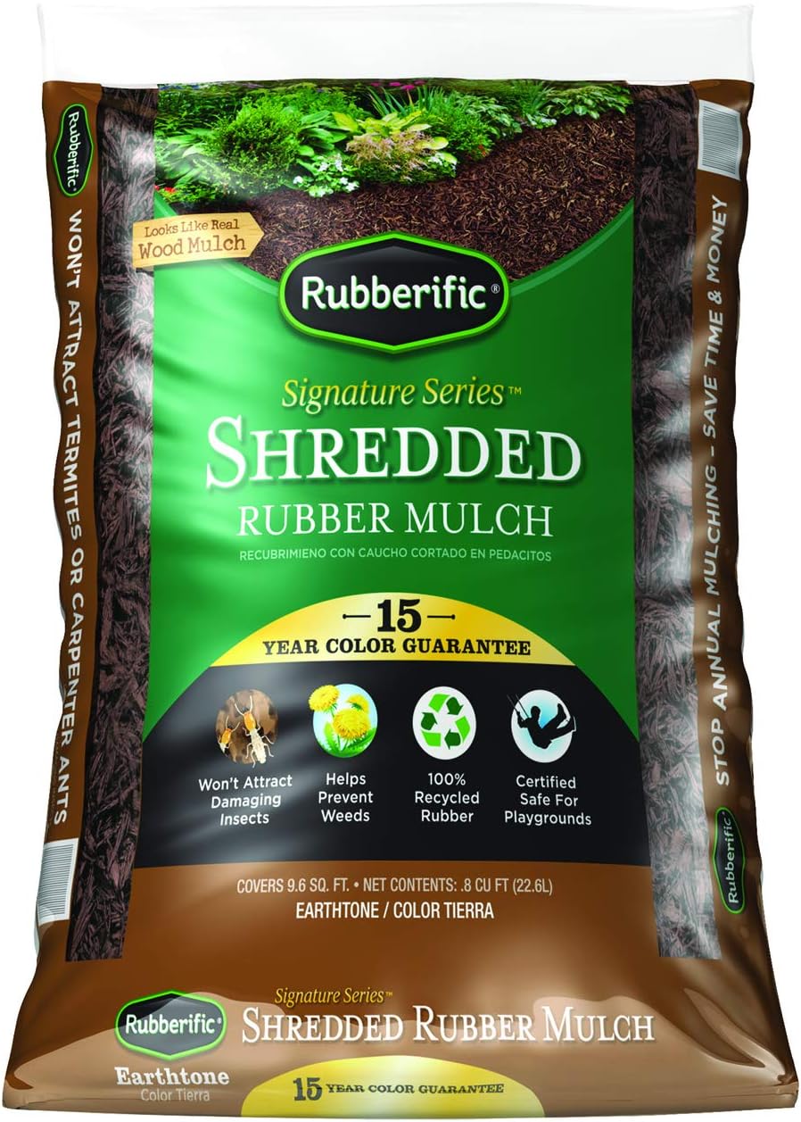 Rubberific Rubber Mulch Bagged Brown Rubberific Mulch