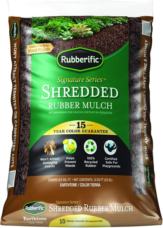 Rubberific Rubber Mulch Bagged Brown Rubberific Mulch