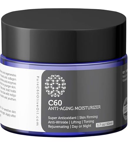 Amazon.com: C60 Anti-Aging Face Serum 30ml with Hyaluronic Acid
