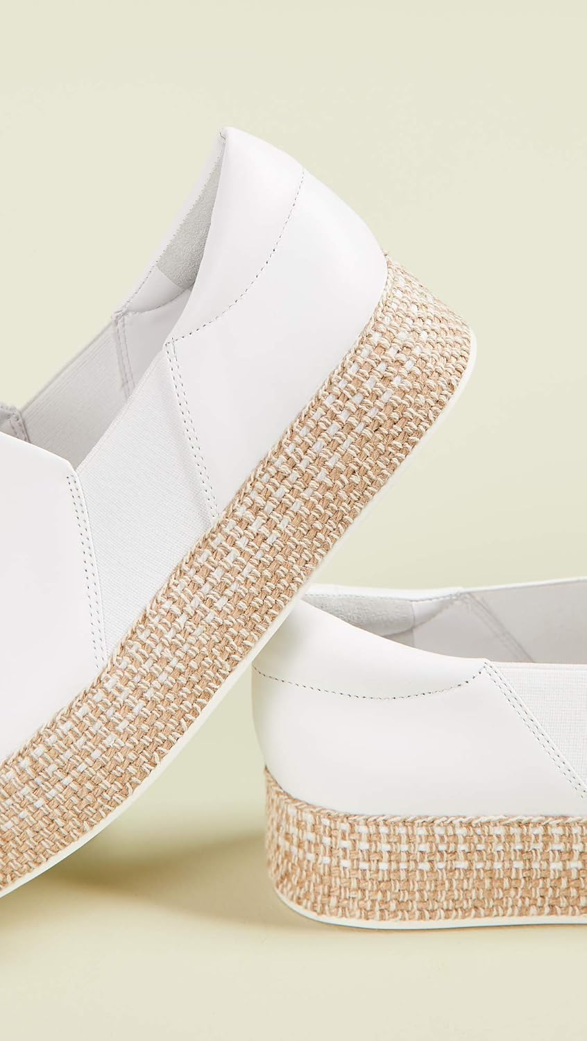 Vince Womens Wilden Platform Slip On Sneakers