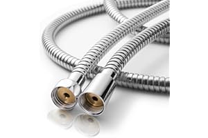 OFFO Shower Hose, 1.2m(48 in) Bidet Hose High Pressure Explosion Proof Toilet Hose for Bidet Sprayer Stainless Steel Electrop