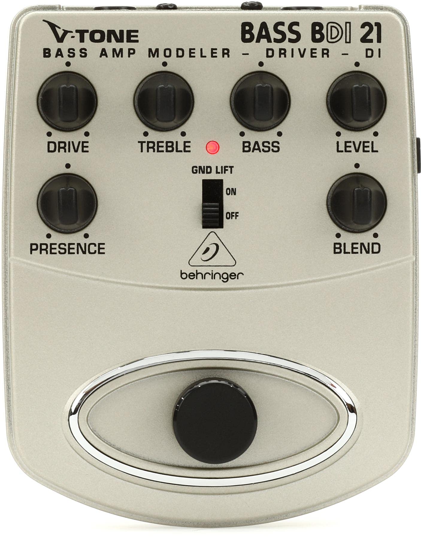 Behringer V-Tone Bdi21 Modelador de amplificador de bajo / Preamplificador de grabación directa / Di Box