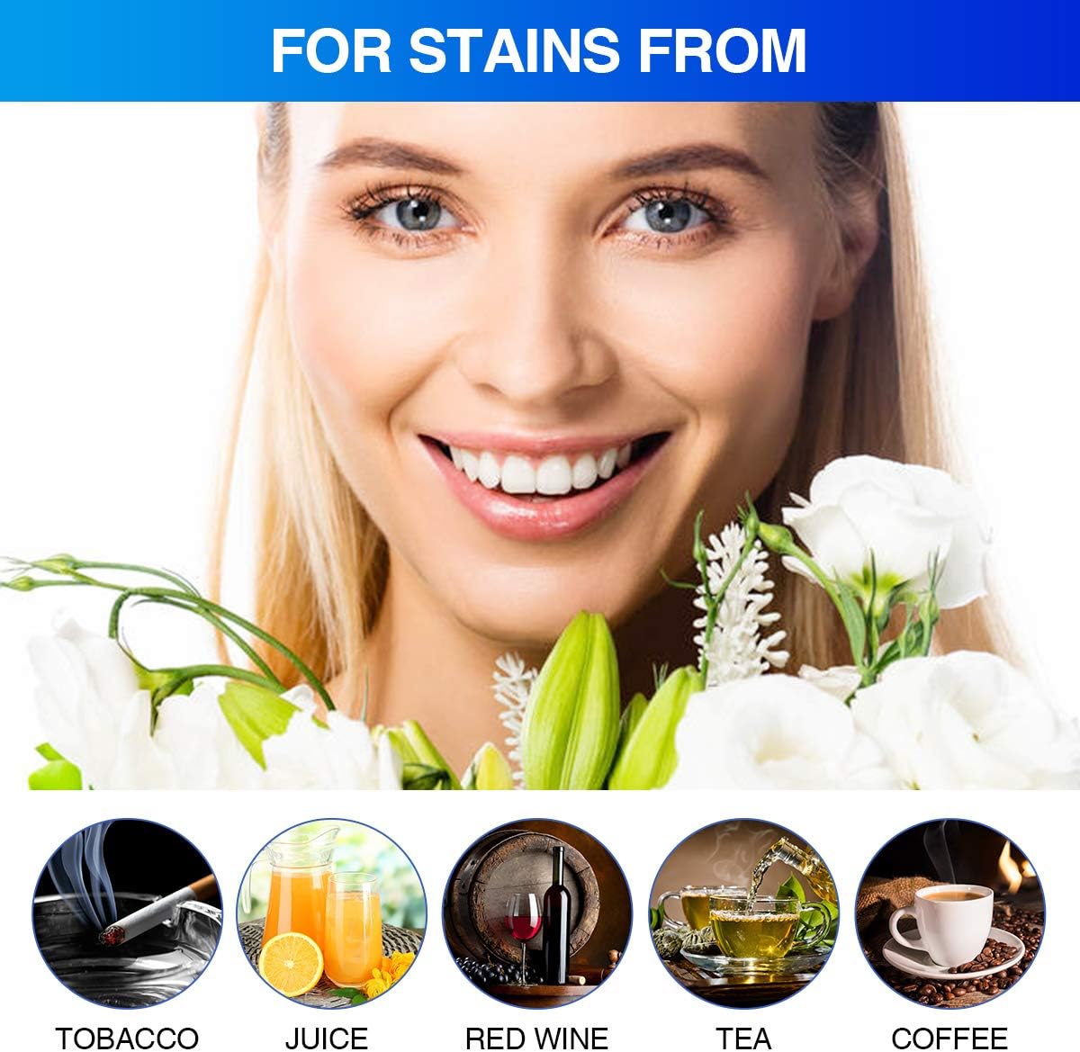 Teeth Whitening Kit with LED Light, GLAMADOR Professional Dental Teeth Whitener with 12pcs Whitening Gel, 3 Soothing Gel, Sensitive Direct Tooth Whitener Safety Use for Home and Travel: Health & Personal Care