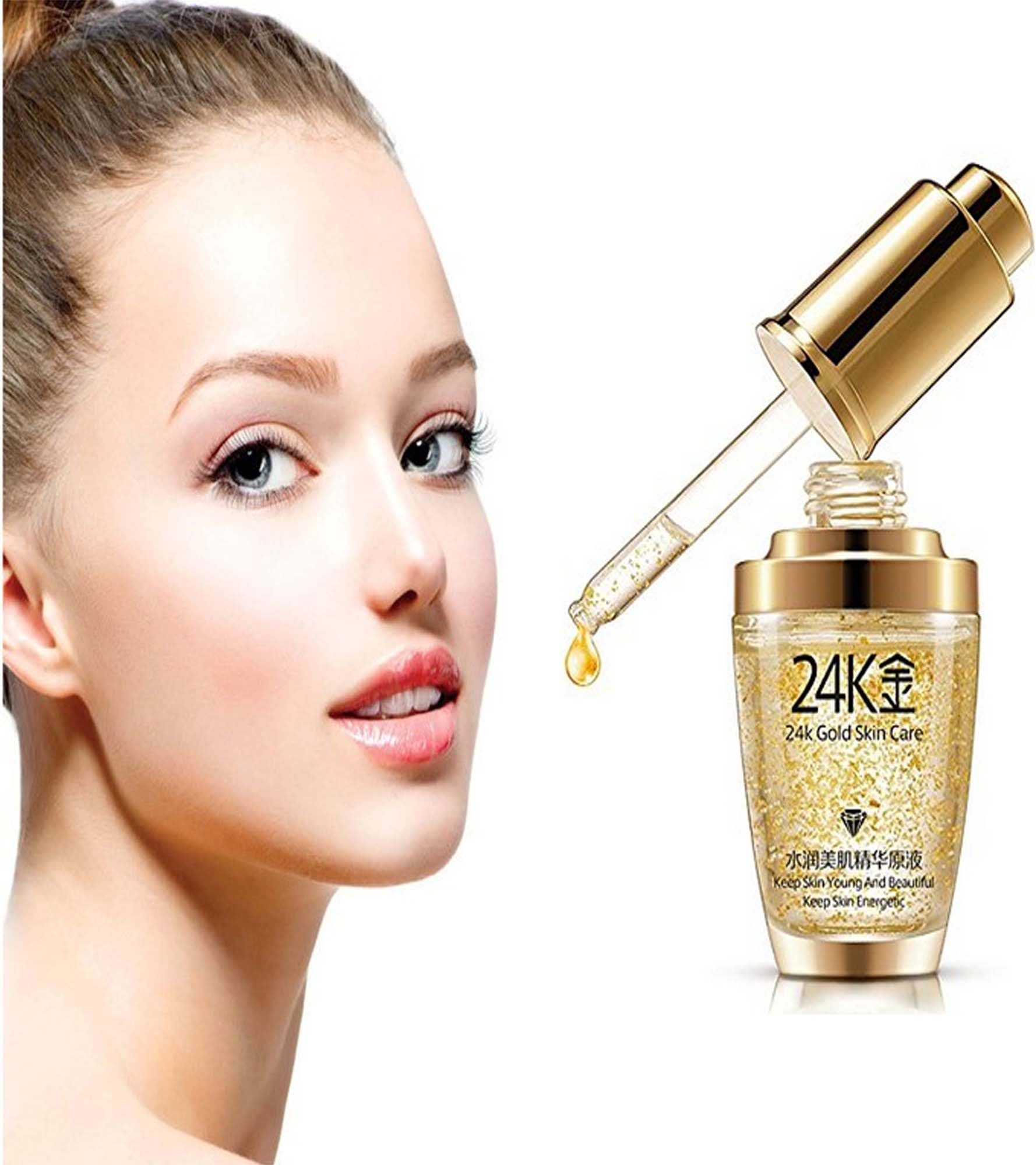 Mabox Anti Aging Wrinkle Firming Moisturizing Skin Face Cream 24K GOLD collagen Liquid