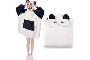 Krifey Wearable Blanket Hoodie, Oversized Sherpa Hooded as Christmas, Birthday Gifts for Mom Women Girlfriend Men