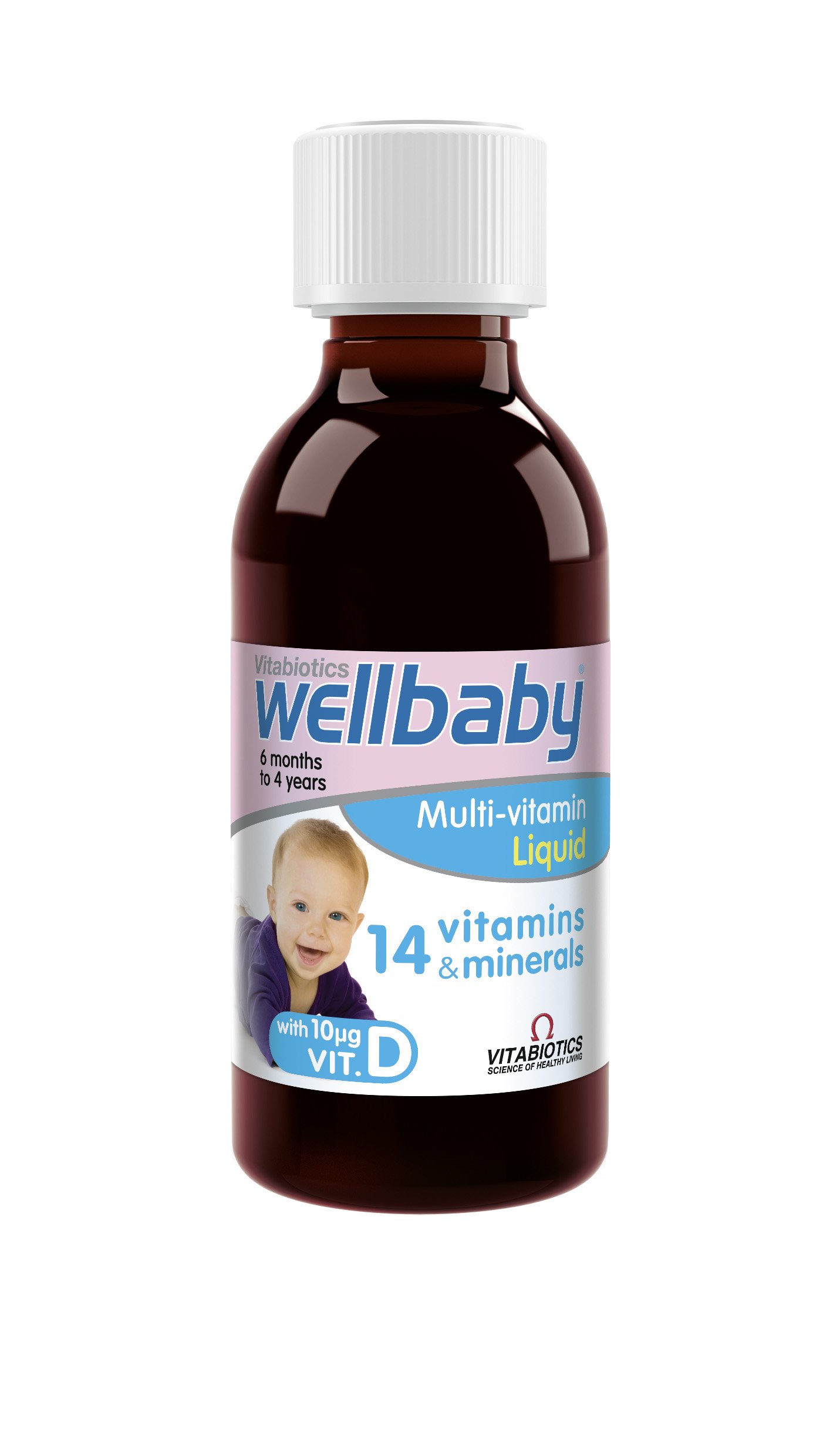 Vitabiotics Wellbaby MultiVitamin Liquid, 150 ml Buy Online in UAE