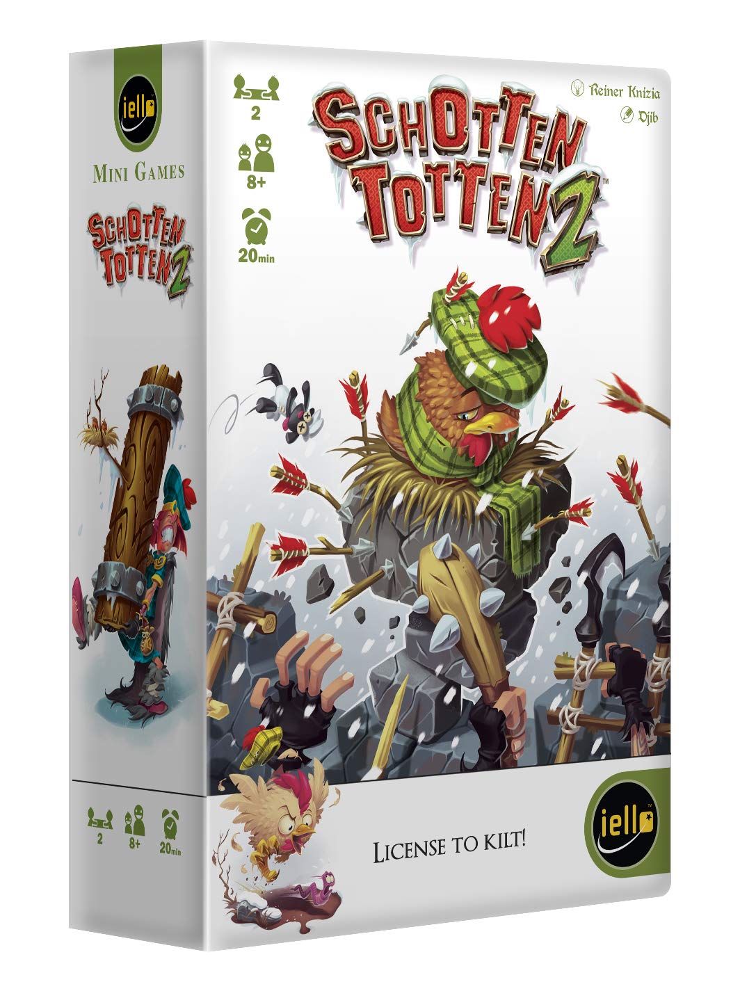 IELLO | Schotten Totten 2 | Board Game | Ages 8+ | 2 Players | 20 mins Minutes Playing Time