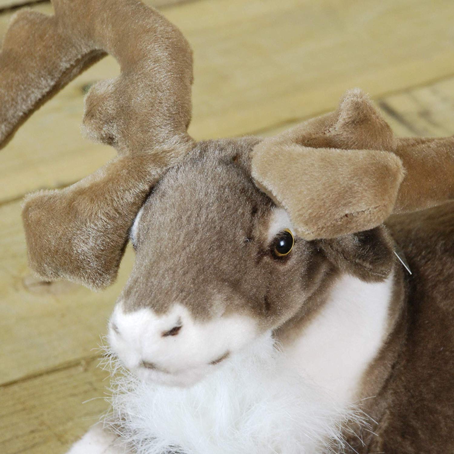 40cm Sitting Fabric Plush Reindeer Christmas Decoration / Ornament