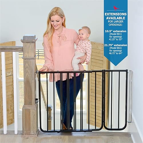 Cardinal Gates SS30 Stairway Special Baby Gate for Top of Stairs