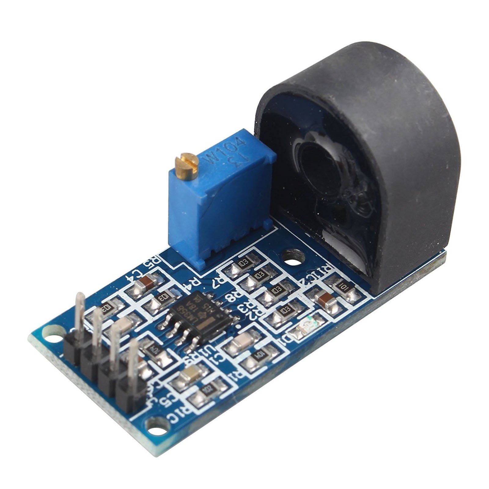 HALJIA 5A Single Phase AC Current Sensor Module With Active Output Transformer Module And Current Sensor Module