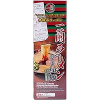 Japanese populer Ramen "ICHIRAN" instant noodles tonkotsu 2 meals(Japan Import)
