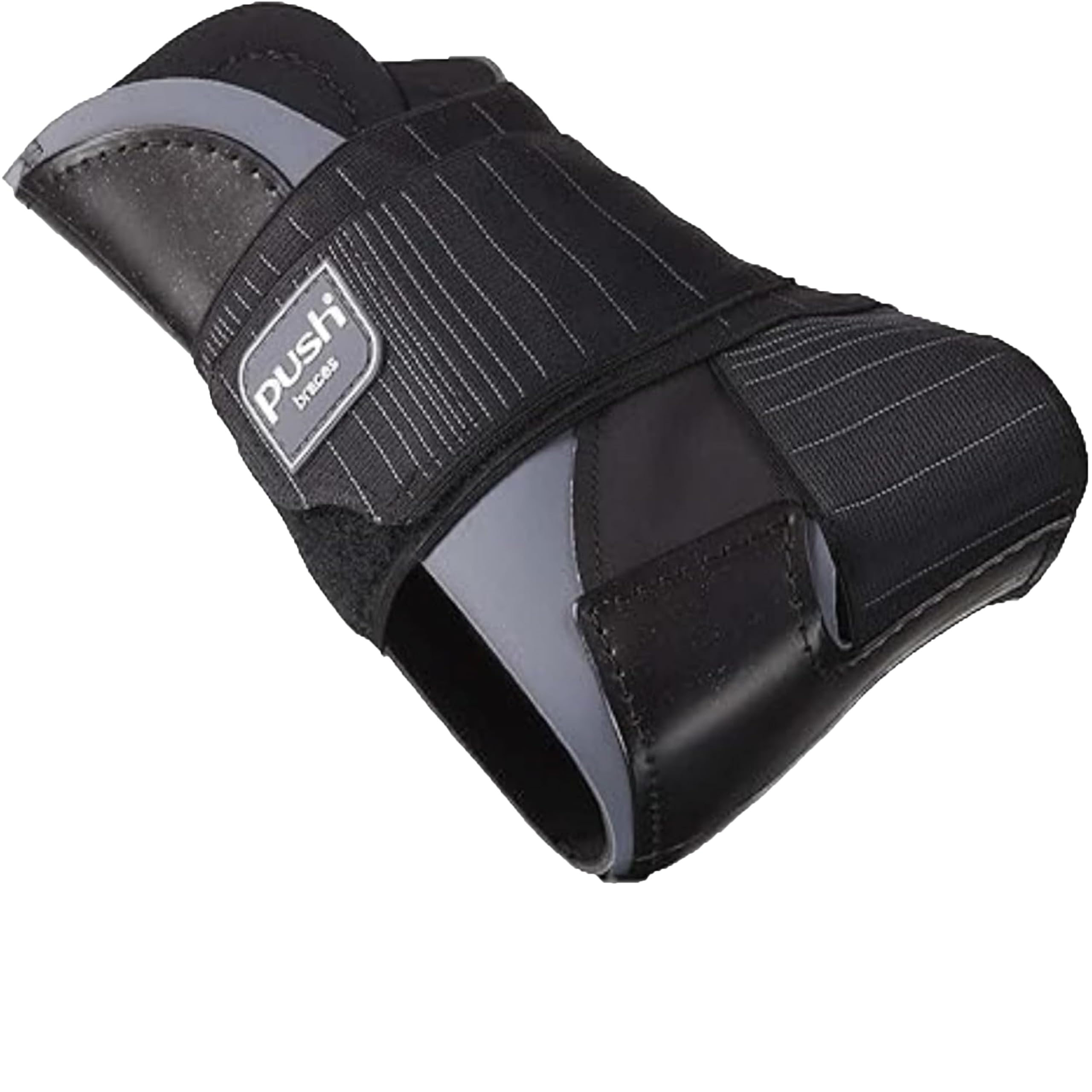 PUSH Ortho Aequi Ankle Brace – Semi-Rigid Ankle Support for Ligament Injuries, and Chronic Instability | Adjustable Ankle Brace with Elastic Strap for Optimal Comfort & Stability (Left Size 1)