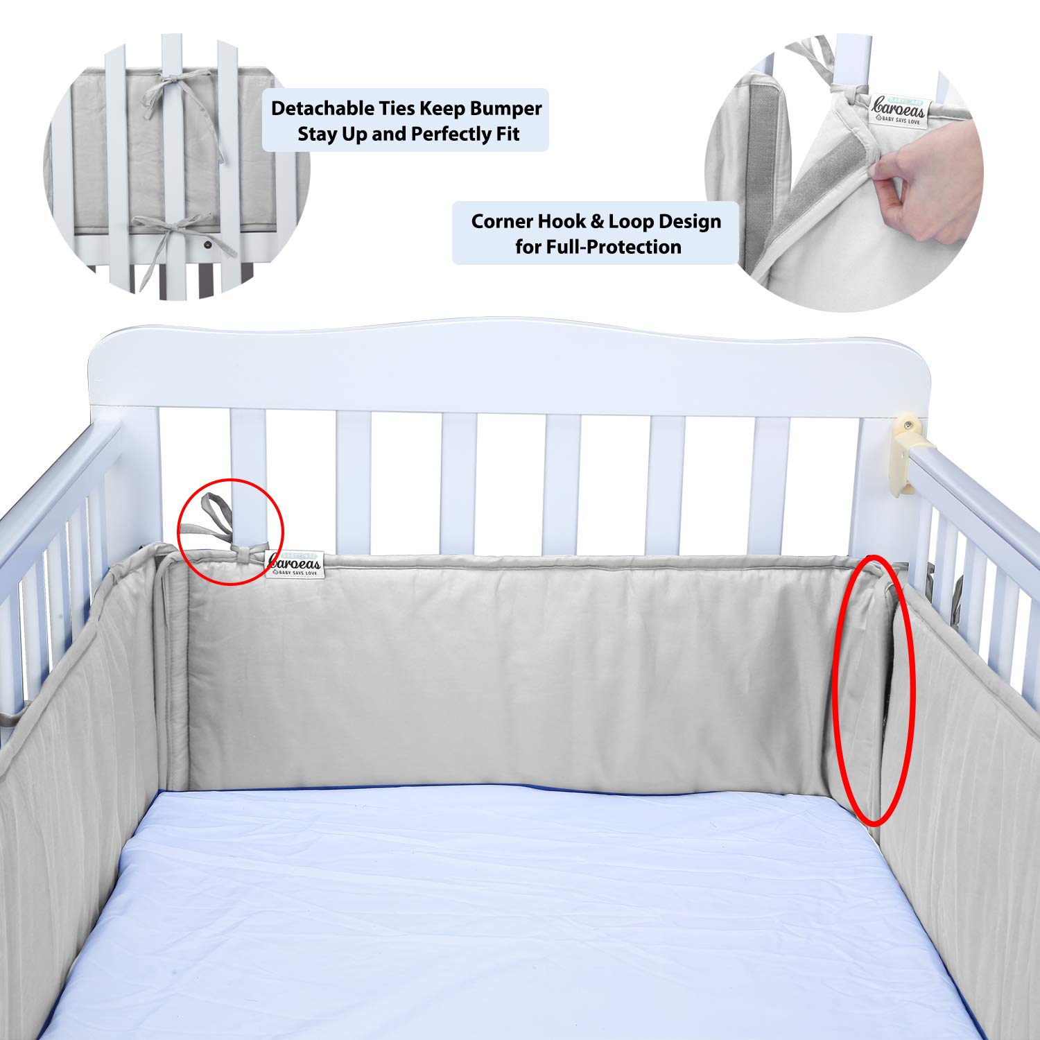 plated cot bumper