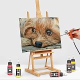 SAGUDIO Airbrush Acrylic Paint Set 24x30ml Basic Colors Ready to Airbrush view 8