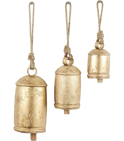 Antique Continental Wrought Iron And Brass Wall Bell (Lot 1013 - End Of - View #8