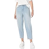 Amazon Essentials Women's High-Rise Relaxed Leg Tapered Ankle Jeans - Discontinued Colors