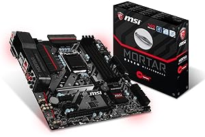 MSI Gaming Intel B250 LGA 1151 DDR4 HDMI VR Ready micro-ATX Motherboard (B250M MORTAR)