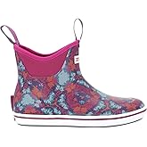 Xtratuf Women's 6 Inch Ankle Deck Boot, Kaleidoscope Scales Purple, Size 9