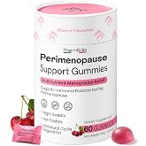 Pharmlitalia Perimenopause Supplements for Women - Hormonal Balance, Mood Swings &amp; Menstrual Cycle Regulation Relief - Hormone-Free Perimenopause Gummies with Chasteberry &amp; Black Cohosh, 60 Count